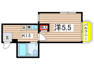 サンシティ稲田堤第５の物件間取画像